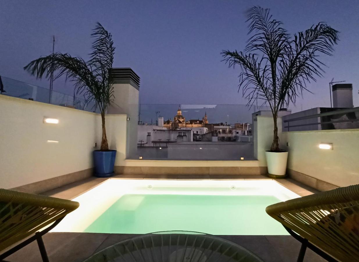 Ferienwohnung Luxury Penthouse With Private Pool Setas Monument Sevilla Exterior foto