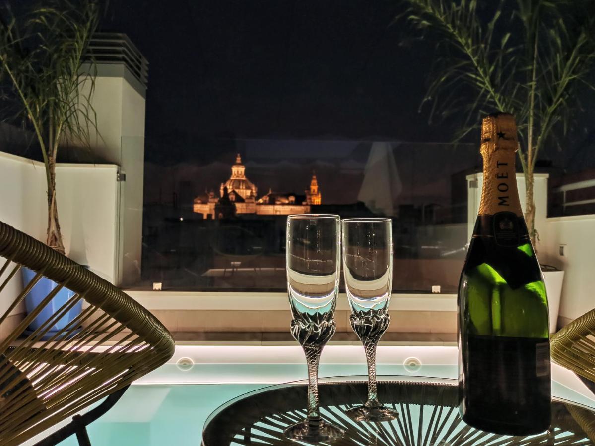 Ferienwohnung Luxury Penthouse With Private Pool Setas Monument Sevilla Exterior foto
