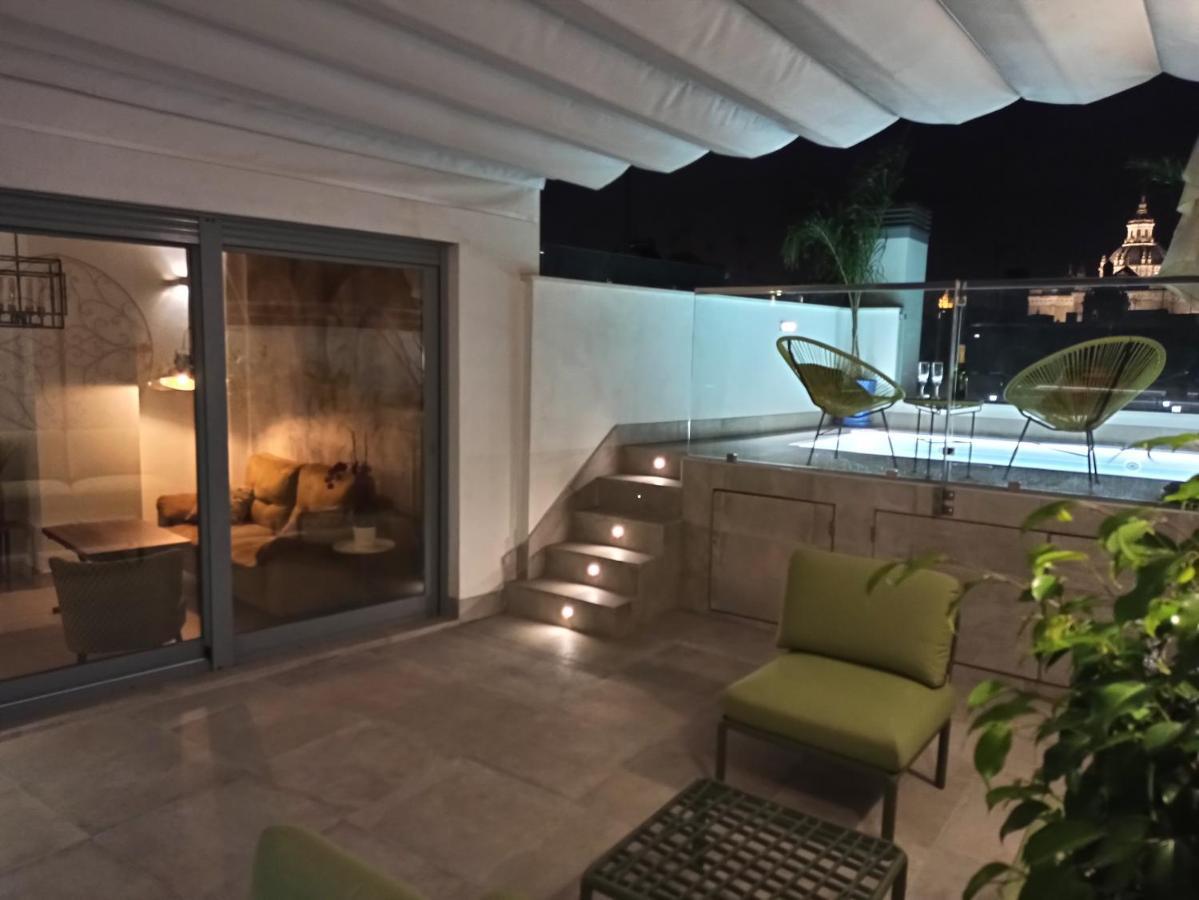 Ferienwohnung Luxury Penthouse With Private Pool Setas Monument Sevilla Exterior foto